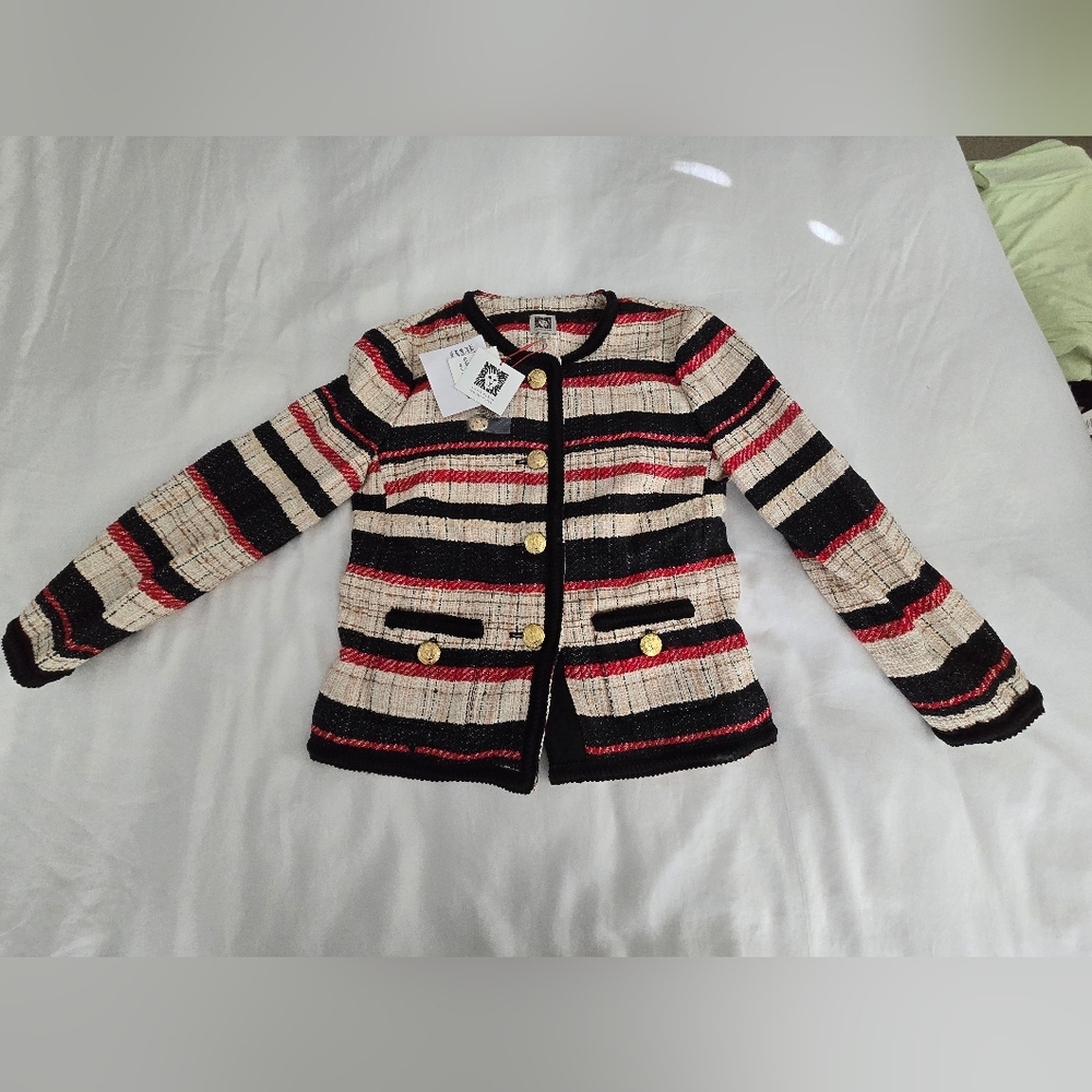 Anne Klein tweed jacket